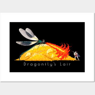 dragonflys lair Posters and Art